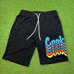 Retro Cookies SF Workwear French Terry Sweatshorts Med. Colorful Black‎ White